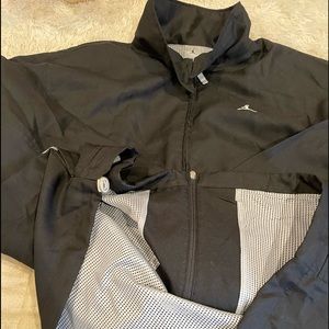 Black mens Jordan windbreaker suit with softer material!